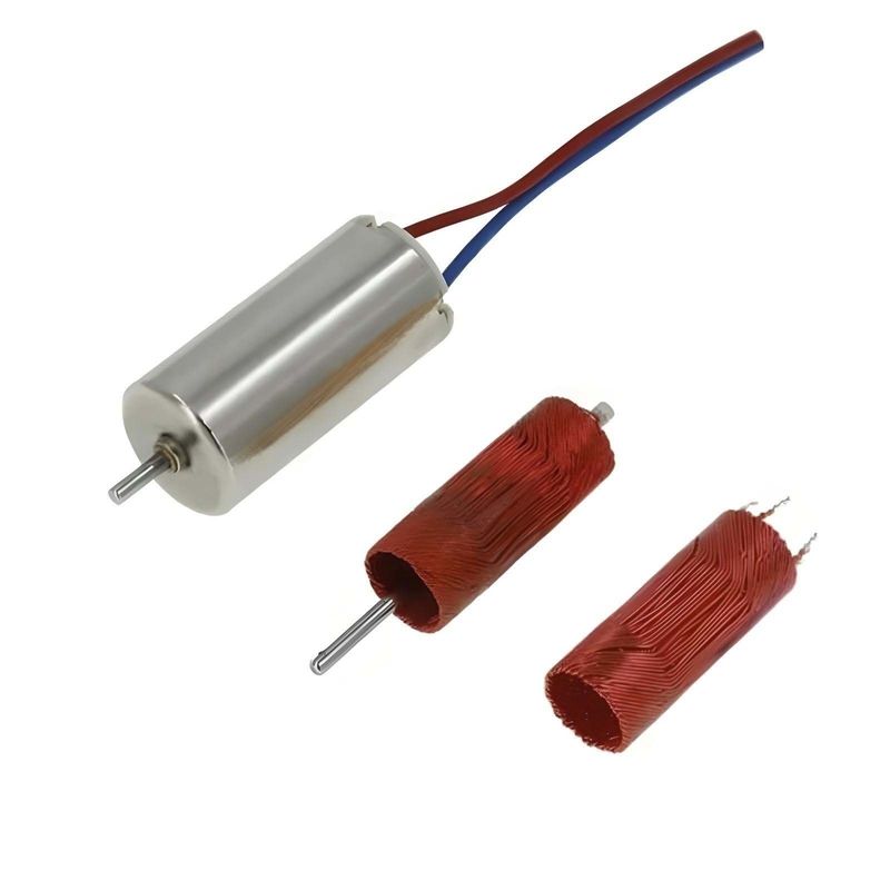 DC高速ブラシモーター 8mm 0.3mNm 8620rpm 2.4V 安定動作